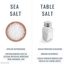 Sea Salt Vs Table Salt Table Salt Salt Nutritional Therapy