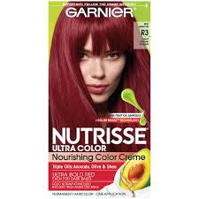 Garnier nutrisse ultra color permanent hair color, #r1 dark intense auburn new. Nutrisse Ultra Color Light Intense Auburn Hair Color Garnier