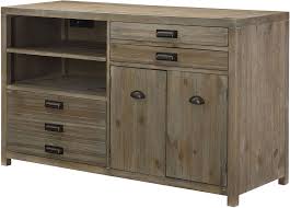 Many of our storage credenzas offer file drawers, or large storage cabinets, or both, and most are finished in modern lacquers and other attractive looks. Hammary Home Office Credenza Desk 444 943 Carol House Furniture Maryland Heights Missouri And