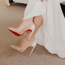 Christian Louboutin Follies Strass Pump White Christian Louboutin Wedding Shoes White Louboutin Heels Christian Louboutin Wedding