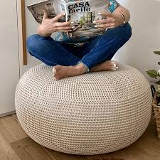 The handmade il fratellino pouf is a modern interpretation of the classic pouf, constructed in a tall and slim shape. 25 Crochet Pouf Patterns For Extra Lounging Comfort Crochet News