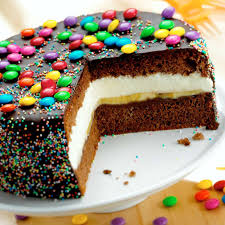 Bunte Schokolinsentorte Rezept Kindertorte Kuchen Kindergeburtstag Schnell Kuchen Und Torten