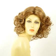 PERRUQUE FEMME MI-LONGUE blond foncé méché blond clair EDITH F27613 EUR  39,00