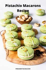 Pistachio Macarons Pistachio Macarons Cookies Frenchmacarons Pastry