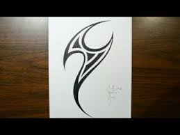 However, most tattoos are difficult to erase after a way out of this problem is a temporary tattoo made with paper and a ballpoint pen. Simple Tribal Tattoo Design With Pen Simple Tattoo Design Tattoo Tattoo Design Youtube