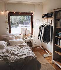 Rearranged My Room Again Bought Some Books And New Fairy Lights And I Can T Wait To Continue Late Frag Modern Bedroom Design Modern Bedroom Apartment Decor