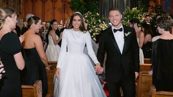 49ers RB Christian McCaffrey marries model Olivia Culpo - ESPN