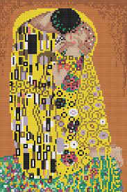 Maybe you would like to learn more about one of these? The Kiss By Klimt Cross Stitch Pattern Pdf Chart Famous Etsy Cross Stitch Art Cross Stitch Embroidery Cross Stitch