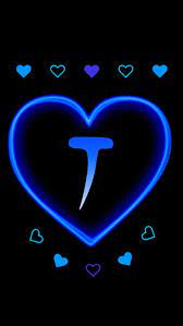 We hope you enjoy our growing collection of hd images to use . A Dark Blue T Alphabet Black Blue Cute Desenho Corazones Initials Letter T Hd Mobile Wallpaper Peakpx