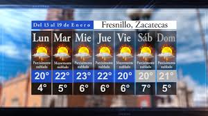 Pronostico Del Tiempo Del 13 Al 19 De Enero 2020 Fresnillo Zacatecas Youtube