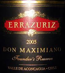 Maximiano errázuriz valdivieso was a chilean politician, industrialist and winemaker of basque descent. Errazuriz Don Maximiano Founders Reserve 2005 Expert Wine Review Natalie Maclean