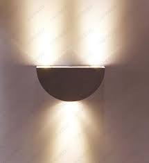 Up Down 3w Led Wall Sconce Light Fixture Decking Semi Circle Lamp Disco Corridor Wall Mount Light Fixture Wall Sconce Lighting Sconce Light Fixtures