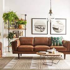 10 Beautiful Brown Leather Sofas Mid Century Modern Living Room Decor Modern Living Room Brown Mid Century Modern Living Room