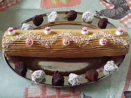 Recette Buche De Noel Aux Speculoos En Video Recipe Speculoos Butter Cookies Yule Log