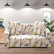 Keeps slipcovers and furniture covers in place. Lamberia Printed Sofa Cover Stretch Couch Cover Sofa Slipcovers For 4 Cushion Couch With One Pillow Case Slip Covers Couch Sofa Covers Couch Covers Slipcovers