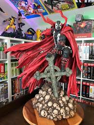 Spawn 3d Print By Maycon Andradethis Was A Fan Art Spawn Statue That I Did Sometime Ago With A Crazy Story Behind It Lol Fan Art Weird Stories Comic Art