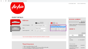 Booking online tiket pesawat airasia zacknov s weblog. Air Asia How To Add Luggage Kilo After You Have Purchased Your Ticket Visit Malaysia