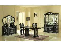 Put together a dining room set that expresses your style, or stop by a design center and let an ethan allen designer put one together for you. Black Italian Furniture Sets High Gloss Dining Table And Chairs