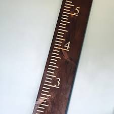 Diy wooden ruler growth chart. Diy Ruler Growth Chart For Half The Cost Of Retail