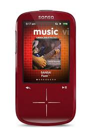 Press and hold the power button on the clip zip or fuze+ player a few seconds to power on the device. Amazon Com Sandisk Sansa Fuze Reproductor Mp3 De 4 Gb Rojo Descontinuado Por El Fabricante Rojo Electronica