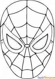 Free printable superhero face masks for kids. Spiderman Mask Coloring Pages Free Kids Coloring Pages Printable