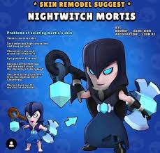 Know mortis brawl star complete tips, tricks, wiki, stats, strategies, skins, gameplay videos, strength & weakness! Dig Iarek Hoffmann On Twitter Remodel Nightwitch Mortis Skin Please