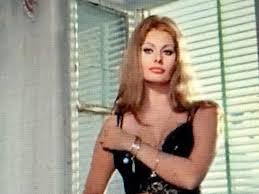 Blonde highlights on dark hair. Sophia Loren Ina Von Ber United States Press Agency News Uspa News