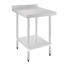 Shop for vintage steel tables at auction, starting bids at $1. Vogue Stainless Steel Table With Upstand 700 D Mm P Gj505 Buy Online At Nisbets