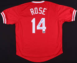 Check spelling or type a new query. Pete Rose Signed Reds Jersey Inscribed 4256 Hit King Radtke Coa