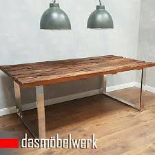 Tolle angebote das ganze jahr bei conforama! Esstisch Massivholz Tisch Holz Edelstahl Industrie Design Shabby 180 Cm Af141217 Eur 649 00 Picclick De