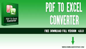 How to convert a pdf to excel online. Pdf To Excel Converter 4 8 9 Pdf Document To Excel Xls Xlsx Formats Fast And Easily