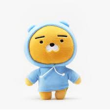 Kakao Friends Official Goods Hoody Ryan Fashionista Mini Plush Doll 15cm Plush Dolls Plush Animals Friends Characters