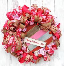 Your beloved loves you, and now it is your time to shower your love on him. Valentine S Day Wreaths For Front Door Valentines Day Gift Valentine S Day Burlap Wreath Home Living Wreaths Door Hangers