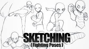 Drawing and especially illustrating the human body is considered to be the toughest art form.there are, after all, expressions and body shapes, color and complexion, mood and dress code to think about what must be portrayed correctly. Sketching Fighting Poses Youtube