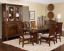 Soon you can be gathering around your new dining table set for special dinners. Broyhill Estes Park 7pc Rectangular Trestle Dining Set In Dark Oak By Dining Rooms Outlet
