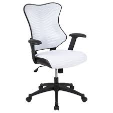 42 75 White And Black Ergonomic Comfortable Office Chair With Adjustable Arms In 2020 Ergonomic Office Chair Office Chair Design Mesh Office Chair Black