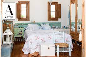 Before And After A Windowless Bedroom Finally Sees Some Light Home Distressed Decor Home Decor