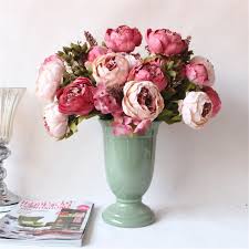 The pink chrysanthemum you see below is a silk flower, yes, made from white colorless silk. New Arrive Silk Flower European Bouquet Artificial Flowers Fall Vivid Peony Decorative Flowers For Wedding Home Party Decoration Flowers For Decorative Flowersflower For Wedding Aliexpress