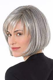 Lace Front Grey Short Straight Synthetic Hair Wig Cheap Human Hair Wigs Easy Straight Hairstyles Long Hair Styles