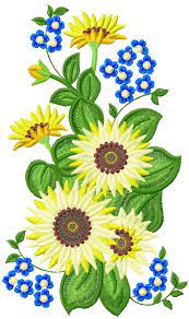Inside the catalog you can find appliques, patches, fonts, flowers, cartoons, baby embroidery designs and more. Sun Flower Free Embroidery 2 Flowers Free Machine Embroidery Designs Machine Embroidery Designs Free Download Machine Embroidery Machine Embroidery Designs
