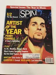 SPIN MAGAZINE PERRY Farrell December 1991 EX-MT $50.00