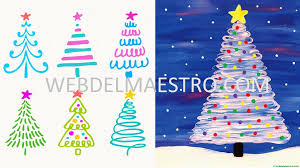 Como Dibujar Un Arbol De Navidad Web Del Maestro