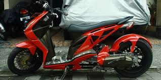 Modifikasi Honda Beat Model Low Rider Otosia Com