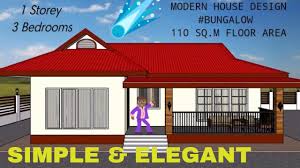 Maybe you would like to learn more about one of these? Simple House Design 3 Bedroom House 110 Square Meters Youtube