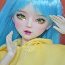 Amazon.com: SISON BENNE 升級版原創眼睛設計1/3 BJD 娃娃22 英吋(約55.8 公分)機械關節娃娃DIY  玩具,附全套服裝,送給女童的最佳禮物(Emilia) : 玩具和遊戲