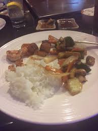 day 40 lunch calories celebration time shrimp scallops at the mt fuji hibachi restaurant nice treat for su hibachi restaurant shrimp scallops food