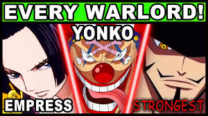 All 12 Warlords and Their Powers Explained! (One Piece Every Devil Fruit,  Bounty & Backstory) - YouTube