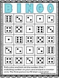 Grab your own free printable snowman game and set it up for the kids. Roll A Dice Math Bingo Dice Math Games Math Bingo Math For Kids