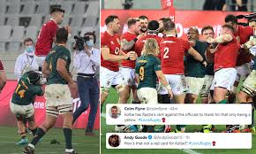 Maybe you would like to learn more about one of these? Cheslin Kolbe S High Tackle On Lions Star Conor Murray Sparks Fury Daily Mail Online