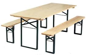Ensemble Table Pliante Et Bancs Pliants Garniture De Brasserie Table Pliante Table Banc Table